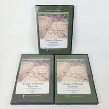 The Great Courses; Classics of Russian Literature; DVDs Only DISCS POLISHED