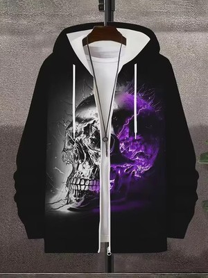 Broken Reality Bleeding into Ultraviolet Dreams Hoodie Zip