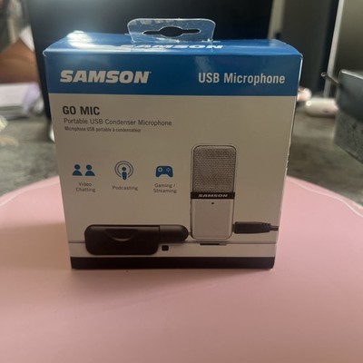 Samson Go Mikrofon Tragbares USB Kondensatormikrofon für Aufnahme mit Koffer. USB inklusive.
