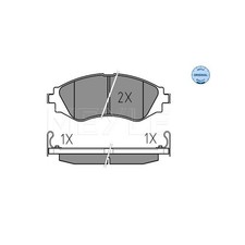 Plaquette de frein Daewoo REZZO