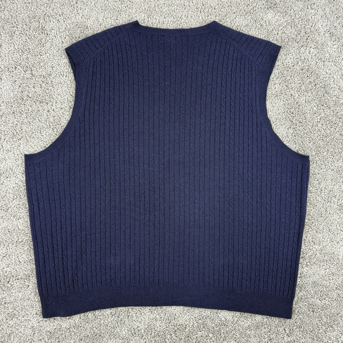 Polo Golf Ralph Lauren Sweater Vest Men's XXL Navy VTG 90s