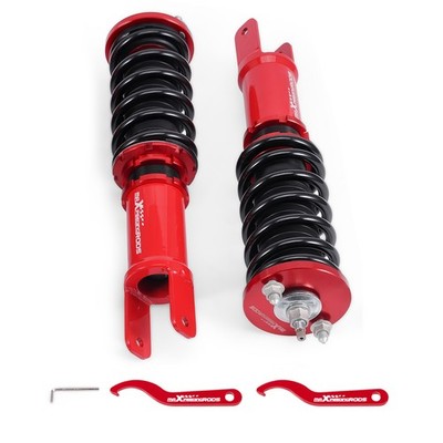 2x Rear 24 Way Adjustable Damper Shock Coilovers Kit for Honda Civic 1996-2000