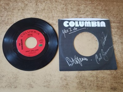 GUARANTEED 3 MEMBERS autographed 1960s vg+ Buckinghams Don't You Care/why 45