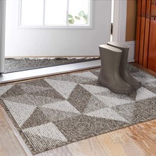 Indoor Doormat 32"x 48", Absorbent Front Back Door Mat Floor Mats, Rubber Bac...