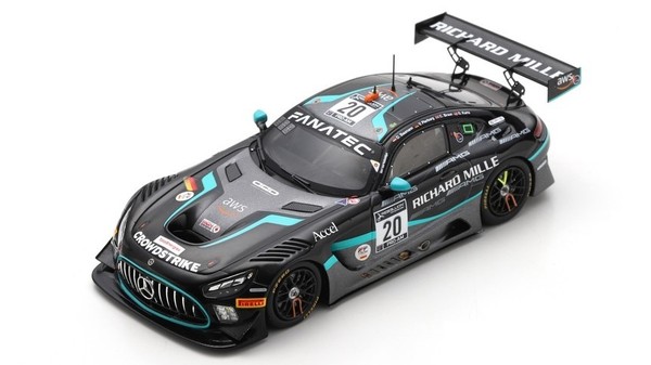 Spark Model Mercedes GT3 N.20 24 H Spa 2021 PIERBURG-KURTZ-BRAUN-BAUMANN 1:43-image