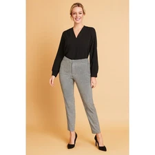 Lauren Ralph Lauren  Black Label Houndstooth Pants Women's Size 18 Black White