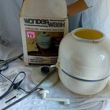 Wonderwash Manual No Power Pressure Washing Machine Camping Caravan Off Grid