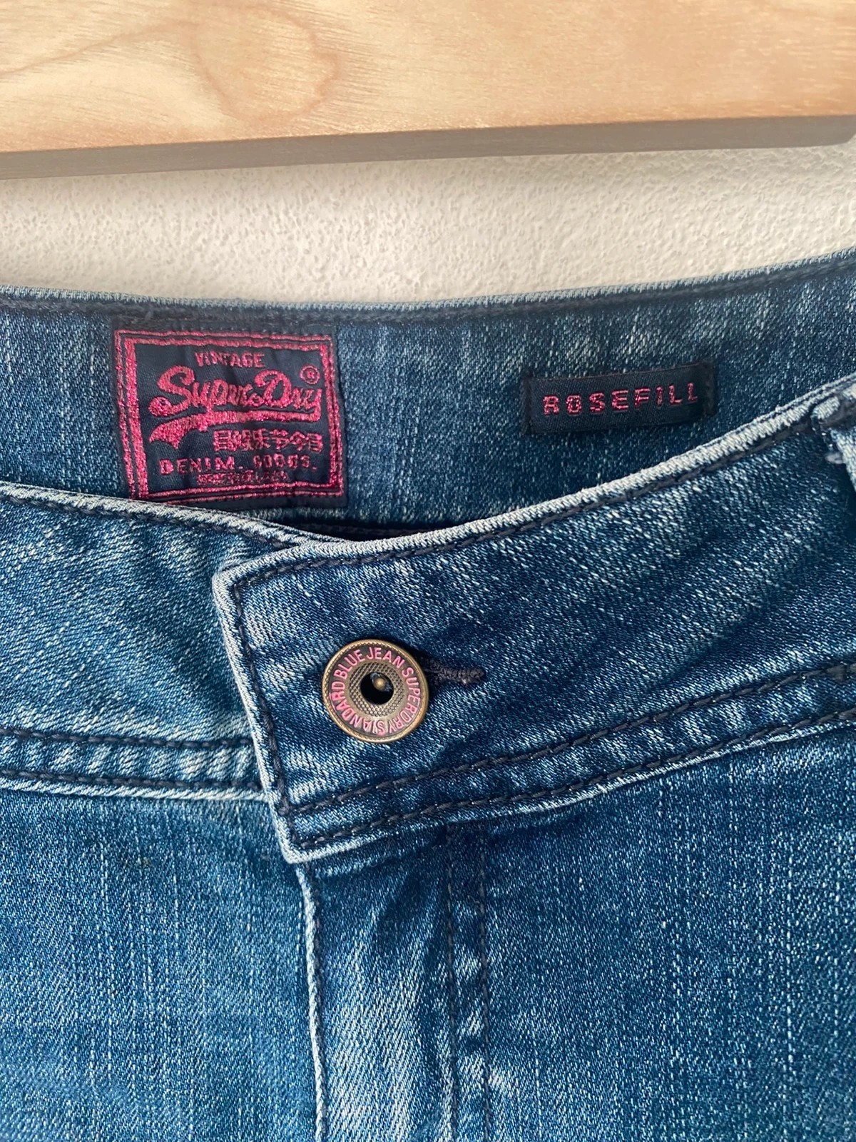 Superdry skinny jeans Original size W30L30 bu25 image 2