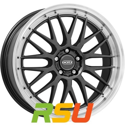 Dotz Bilbao gunmetal/polished lip 8.5x19'' ET40 LK5 112 ML 66.6 Alufelgen 19 Zoll