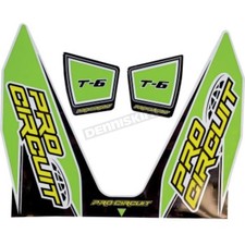 Pro Circuit Green T-6 Exhaust Decals - DC22T6...