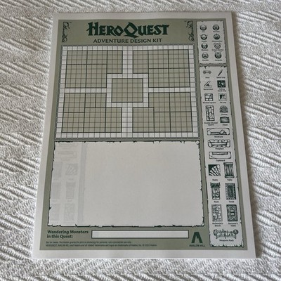 Heroquest Adventure Design Kit Gencon 2025 Promo