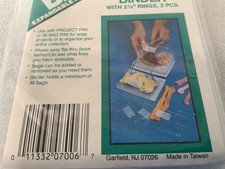 Westex Floss Organizing System Bag-It 4 X 5-1/2 w/ 2 Rings 2-1/8 2 Pcs