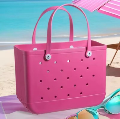 Beach Bag Tote Silicone Basket Waterproof Travel Jelly Handbag Women Picnic Bask