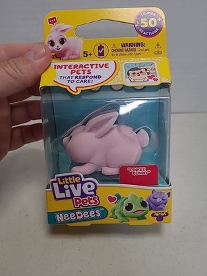2024 Little Live Pets NeeDees PINKEE BUNNY Interactive Pets Collectible Toy