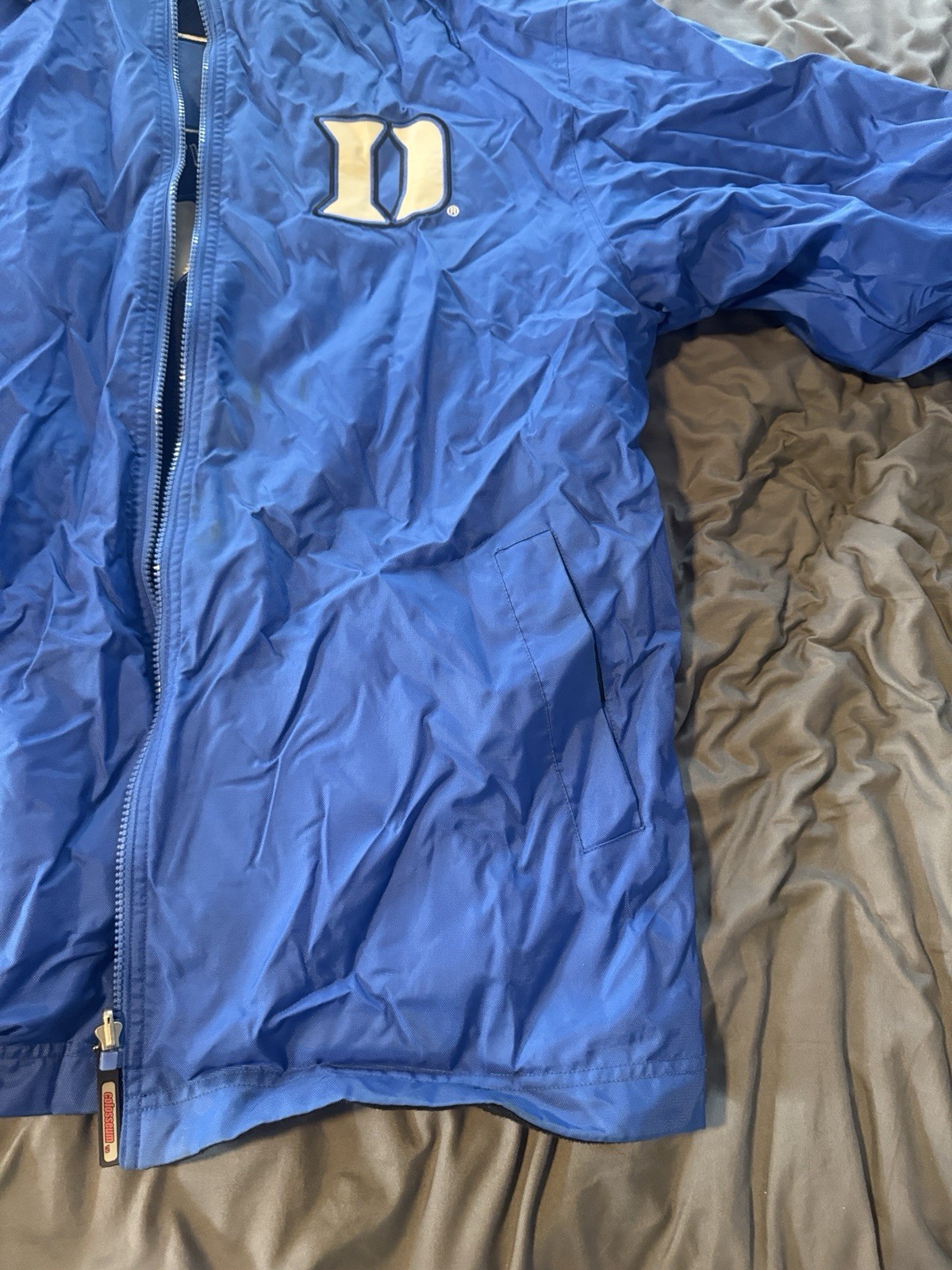 Vtg 1990’s Duke University 2n1 Reversible Colosseum Jacket Coat 2XL Blue Devils image 6