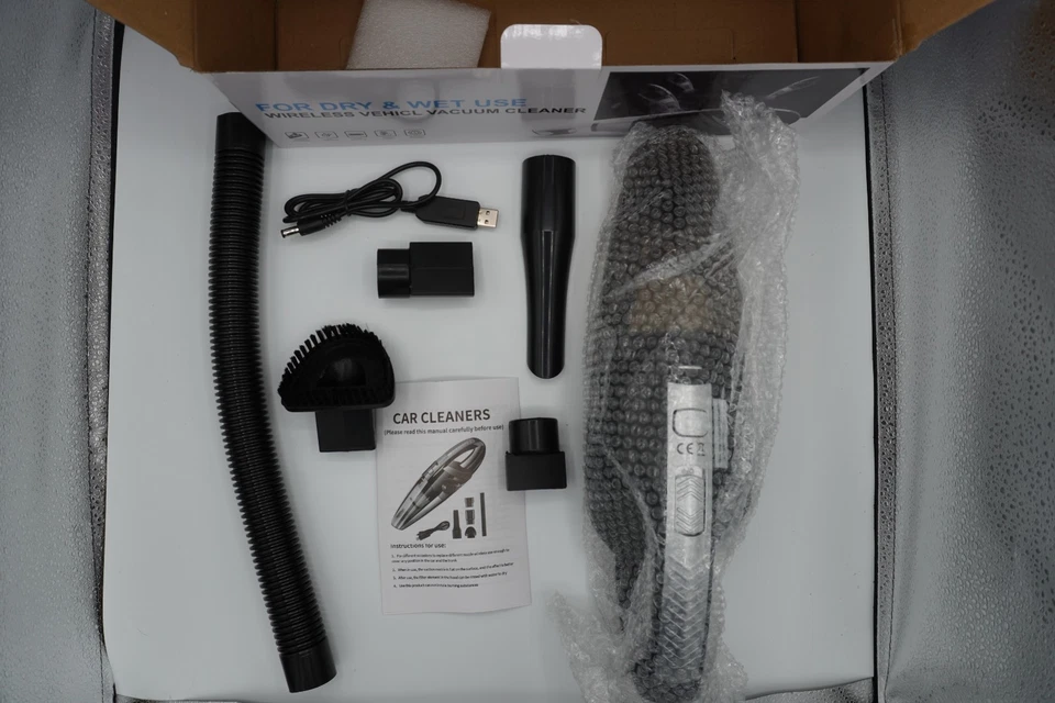 Handheld Vacuum Cordless Rechargeable Wet Dry Portable Cleaner for Home & Car - Image 2 of 4