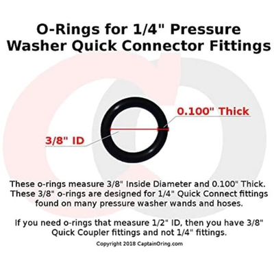 #ad High Temp Viton O Rings 10 Pack 1 4quot; Quick Coupler $25.41