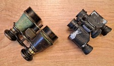 Vintage Antique Binoculars Optics Starlux Minim & Husbands Bristol Working X2