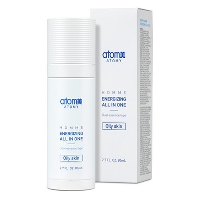 Atomy Homme Energizing All-in-One 80ml   Revitalizing 3-in-1 Lotion for Men (1 p