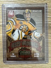 TIM THOMAS 2012-13 PANINI ROOKIE ANTHOLOGY ELITE GREAT OUTDOORS HOCKEY CARD /500