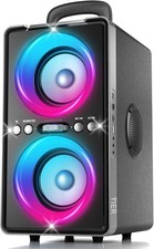 Bluetooth Speaker 200W Peak Loud Stereo W/ Big Bass 20H Playtime TWS Fast