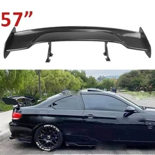 For M3 E92 E90 E93 E46 F30 F10 57" GT Rear Trunk Spoiler Wing Carbon Fiber Color