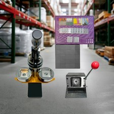 Magnet Maker Machine 2X2In Fridge Magnet Badge Maker Kit 100/200pcs Materials