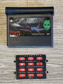 Atari Jaguar System Console Bundle Cybermorph Cartridge Original Box Inserts