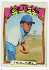 1972 TOPPS #410 FERGUSON JENKINS CHICAGO CUBS CARD Baseball Card