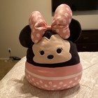 Disney Minnie Mouse Squishmallow Plush Stuffed Toy, Pink Polka Dot Bow - Disney — photo 1
