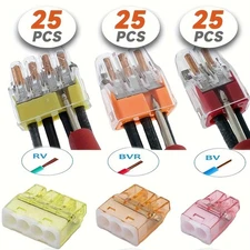 Electrical Wire Connector Set - Multi-Port Quick Terminal Blocks for Wiring