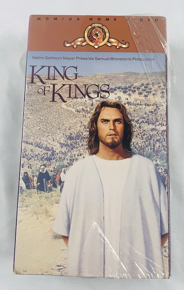 King of Kings VHS 2 Tape Box Set Sealed 1961 Jeffrey Hunter Biblical Epic MGM/UA - Image 2 of 4