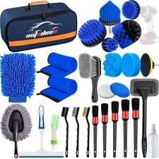 27Pcs Car Detailing Brush Set, Car Detailing Kit, Auto Detailing Drill Brush ...