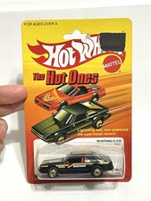 Original Vintage 1979 Hot Wheels Hot Ones Turbo Mustang Cobra Black Svo