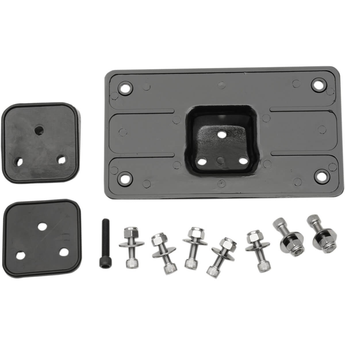 Support de plaque noir moto Custom Drag Specialties 2030-0886 porte plaque universel