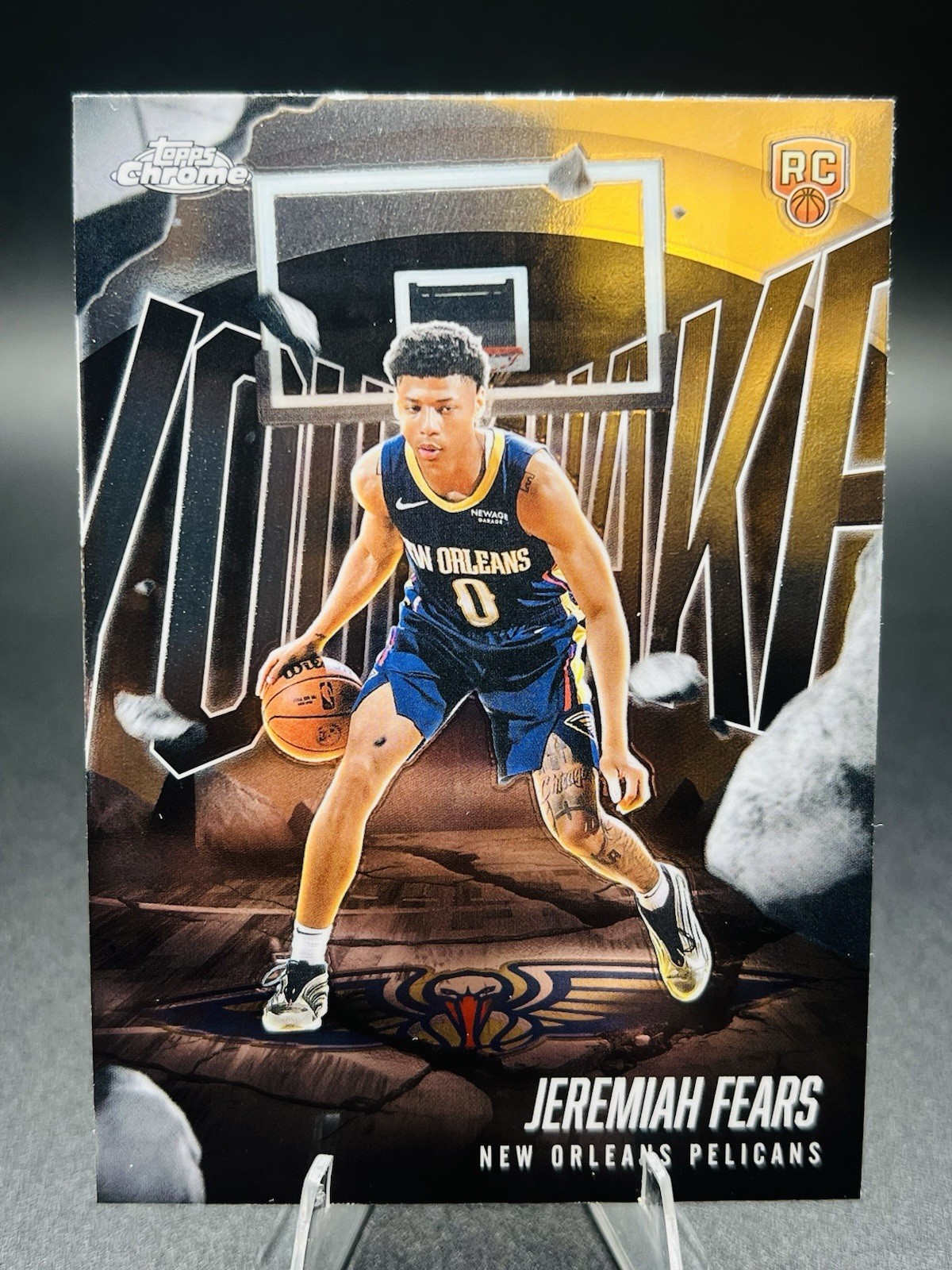 2025 Topps Chrome-Jeremiah Fears Youthquake RC #YQ-7