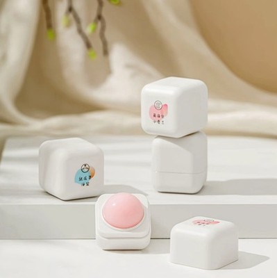 3 Pcs  Peach Made Cube Solid Perfume Portable Body Scent, Long Lasting Fragrance
