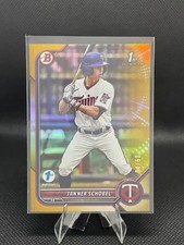 Tanner Schobel 2022 Bowman 1st Edition Gold Foil /50 1st Bowman #BD-28 Twins
