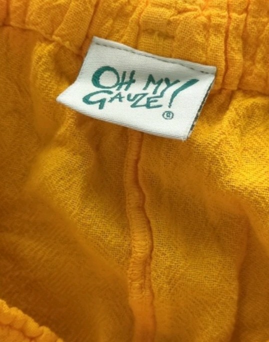 Oh My Gauze Mango Relaxed Fit Lagenlook Beachy Trousers Stretchy Waist Sz XL thumbnail 6