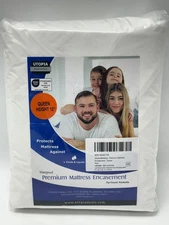Utopia Bedding Premium Mattress Zippered Encasement Cover 12" Deep QUEEN