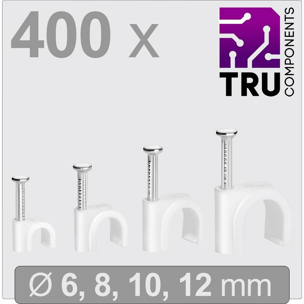 Cavalier TRU COMPONENTS T24CA127 de 3 à 12 mm pour la gestion des faisceaux