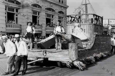 1920's Atlantic City NJ. Miss. America Boardwalk Parade 4x6 photo