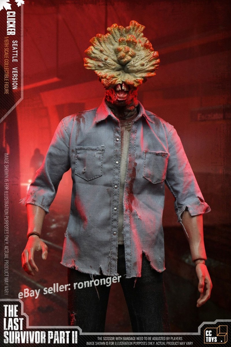 CCTOYS 1/6 Clicker Zombie The Last of Us Action Figure | eBay