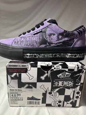 Size 4.5 - VANS One Piece x Skate Old Skool Nico Robin