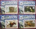 Tajikistan 2013  WWF  Fauna  Animals  Altay Weasel  4 v    MNH
