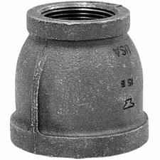  10 -Anvil 1-1/4 In. x 1 In. Malleable Black Iron Reducing Coupling