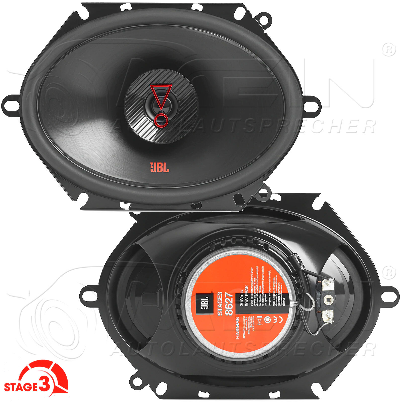 Lautsprecher Für VW Corrado 1988-1997 Armaturenbrett Ground Zero 100W