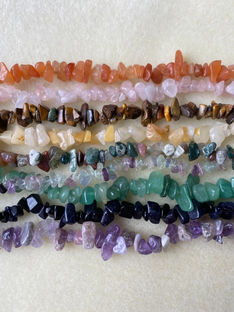 Semi precious chip beads deals