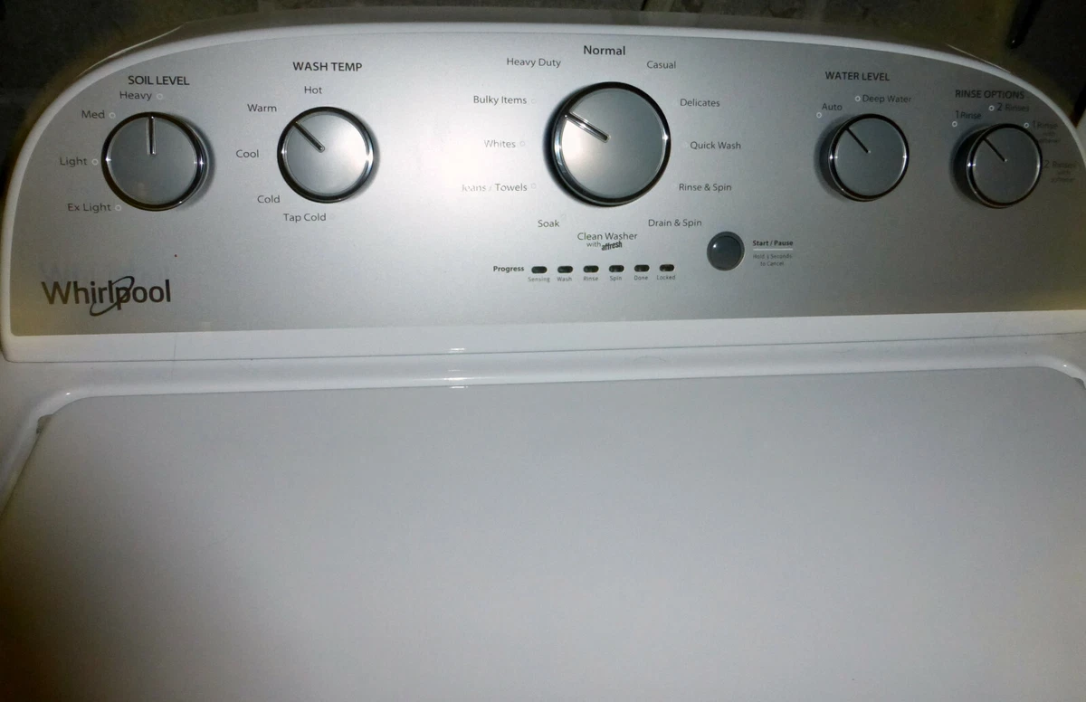 Whirlpool WTW5005KW 4.2 cu. ft. High-Efficiency Top Load Washer