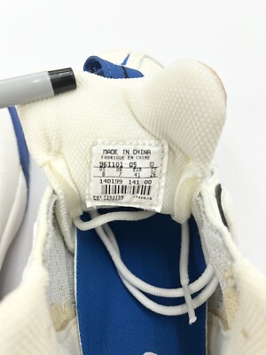 1996 Nike Air Zoom Challenge II Andre Agassi White Blue Spark Sz 8